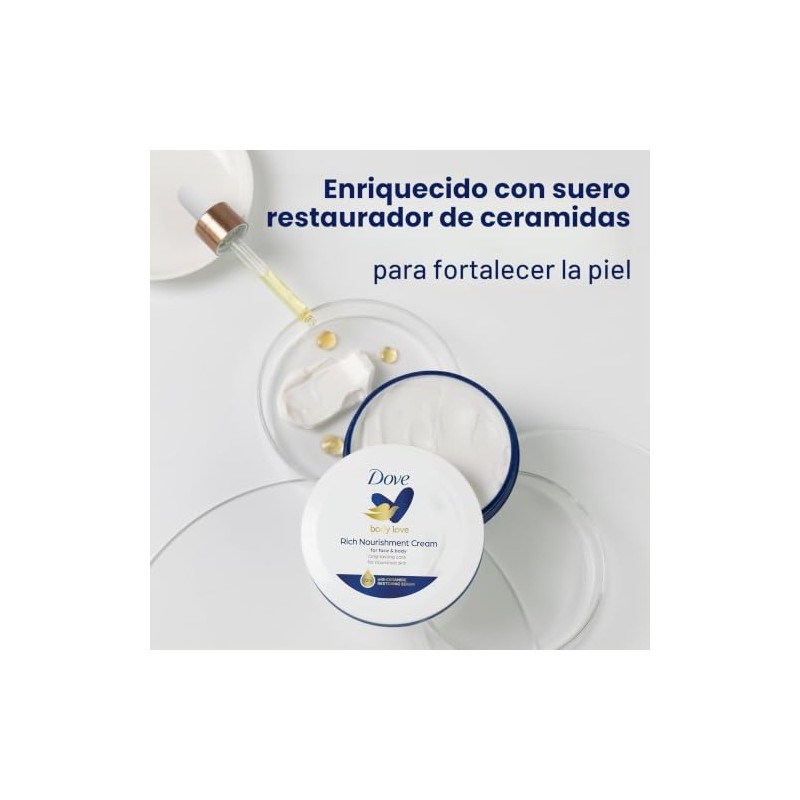 Dove Nourishing Body Care, Face, Hand, and Body Rich Nourishment
