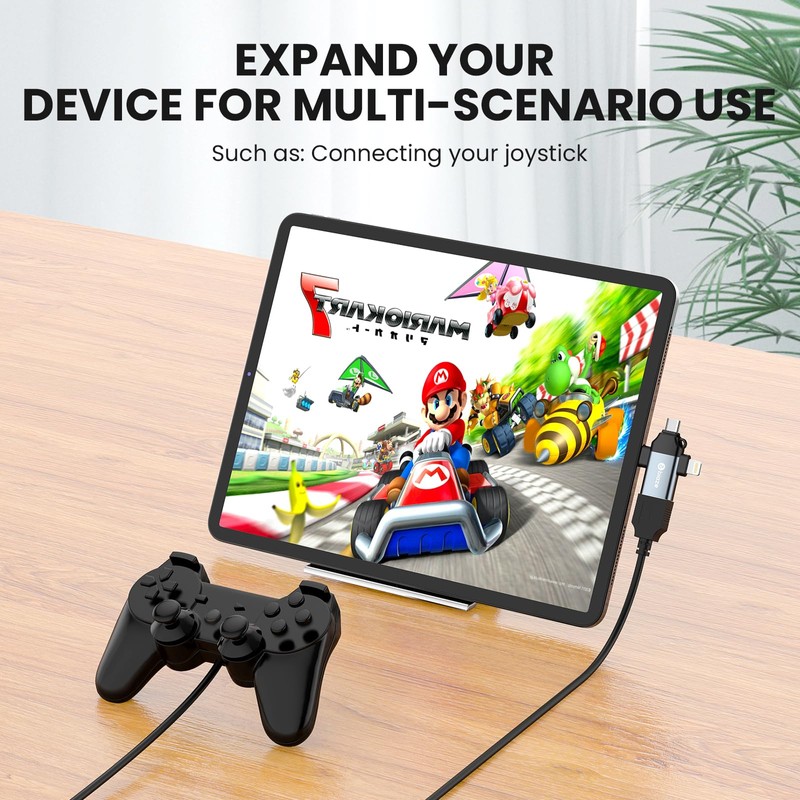 biaze 3 in 1 OTG Adapter USB to C