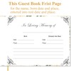 Funeral Guest Book - GuestBook for Memorial & Funeral Services,