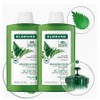 Klorane Nettle No Sebum Shampoo Herbal Scent, 400ml, 2 Pieces / 클로란 네틀 노세범 샴푸 허브향, 400ml, 2개
