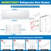 UPGRADED MAN62750201 Refrigerator Door Basket Compatible With LG Kenmore LDCS22220S