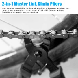 Unbranded 2in1 Bike Bicycle Chain Master Link Pliers Tool Road MTB Quick Removal & Install