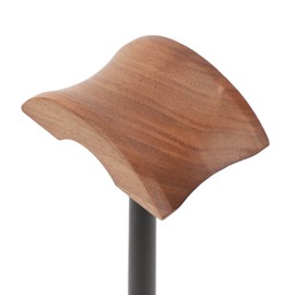 Headphone Stand Walnut Wood Metal Sturdy Headset Stand Gaming Headset Holder for Office Bedroom Study Room