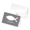 itenga 24 x Place Cards Name Plate Fish Communion Christening