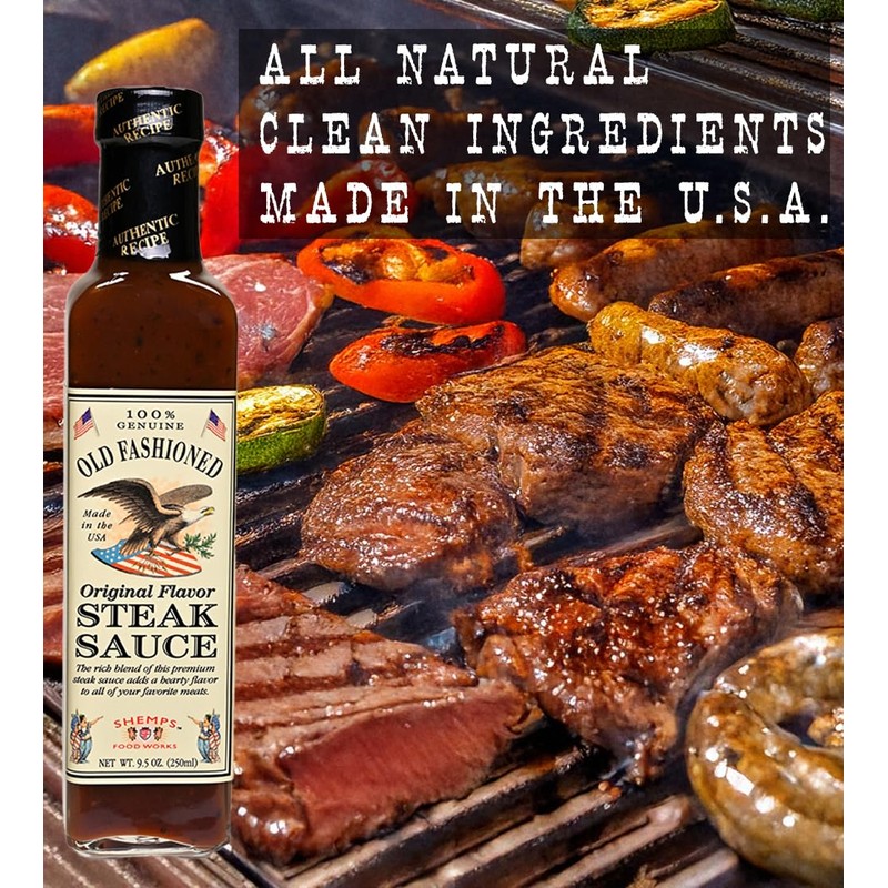 Old Fashioned Steak Sauce, 9.5 oz (2 Pack)