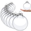 Clear Plastic Ornaments, Clear Christmas Ornaments, Fillable Ornaments, Clear Ornaments