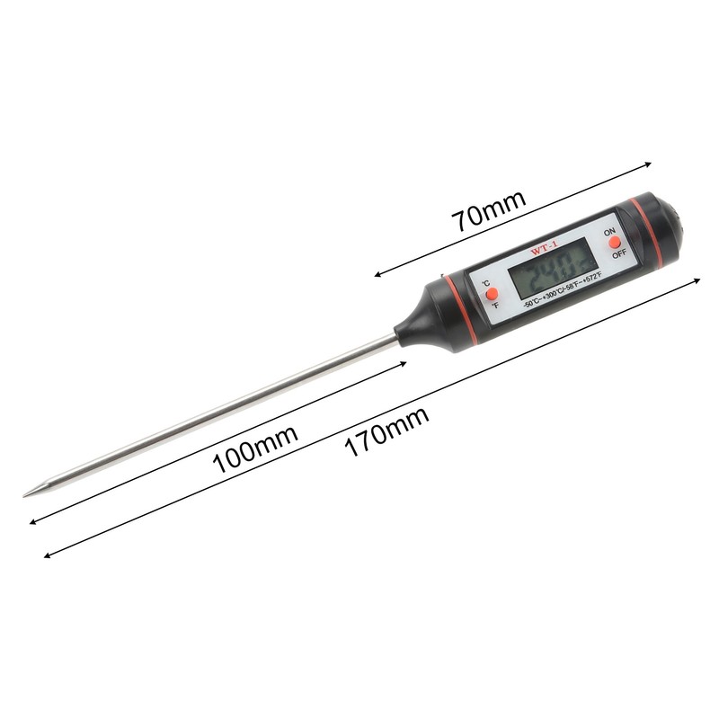 Thermometer Easy Using ABS Scratch Resistance Accurate Probe Thermometer for