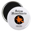 CafePress Salem Massachusetts Magnet 2.25" Round Magnet, Refrigerator Magnet