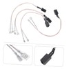Operitacx 4pcs Car Door Speaker Wire Harness Adapter for High