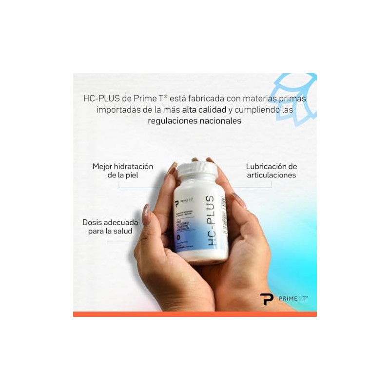 Primetech Nutrition Ácido Hialurónico Cápsulas, 80 Cápsulas 100 Mg