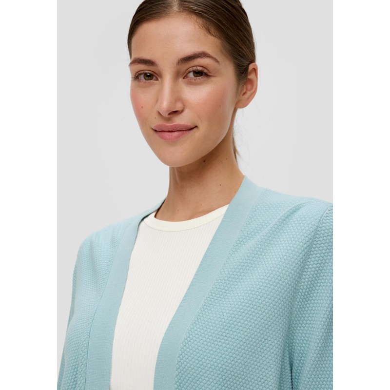 s.Oliver Women's Cardigan, turquoise, S