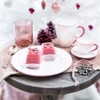 GMUNDNER KERAMIK Espresso for you Gourmet Crockery Set Herzerl Pink
