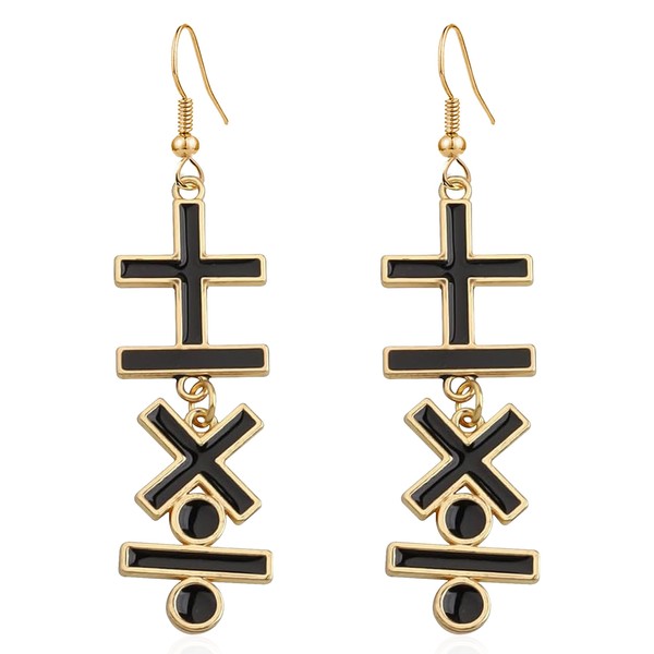 CWVHQ Mathematics Symbol Earrings for Math Enthusiasts Teachers for Women
