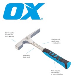 OX Tools 24 oz. Brick Hammer