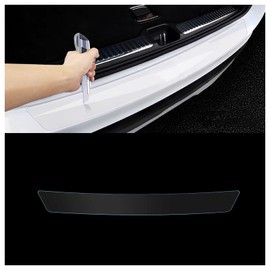 Car Rear Bumper Guard Rear Bumper Protector for Nissan Fairlady Z RZ34 R4.8~/New Sakura B6AW Series KE0 Series R4.6~/Nissan Aria FE0 Series R4.1~ Completely Transparent, Prevents Scratch and Paint