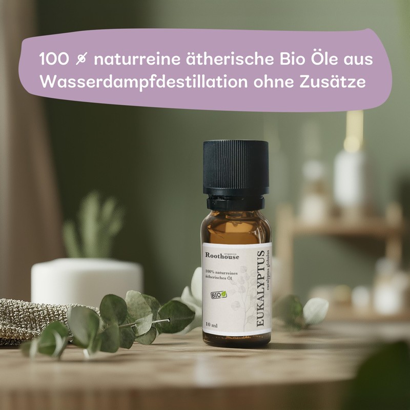 Eucalyptus Oil Organic - 10 ml (Single, Eucalyptus)