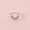 Boma Jewelry Sterling Silver Crescent Moon Boho Tribal Ring, Size