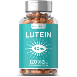 Lutein Supplement | 40mg Eye Complex | 120 Vegan Capsules | Wheat Free, Vegan, and Vegetarian | by Horbaach