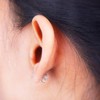 Pack of 100 Stainless Steel Earring Stopper Post Flat Pad
