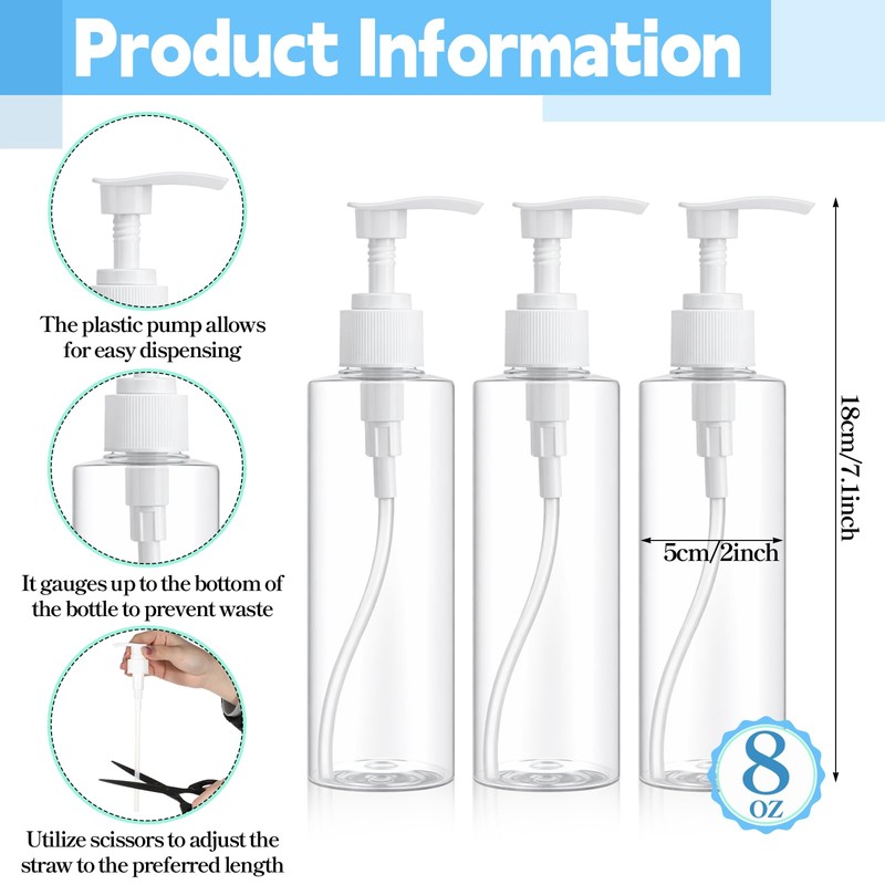 3 Pcs Massage Oil Bottles Cover Kits, Black Adjustable Single