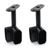 HJGarden 2PCS Oval Corner 90 Degree Closet Rod Wardrobe Tubing