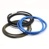 Trash Can Rubber Bands Set of 3, Black, Blue, Olive