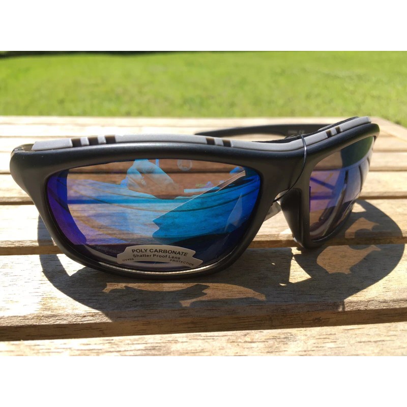 Choppers CP92804 Padded Foam Sunglasses Motorcycle ATV Glasses Black Mirror