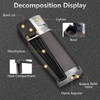 Smoking Pipe Lighter Creative Foldable Metal Lighter Pipe Combination Portable