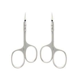 Professional ROUSE Cuticle Nail Scissors Curved Blades (Asymmetrical Scissors)