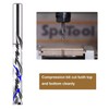 SpeTool Router Bits 1/2 Inch Shank Spiral Router Bit Up&Down