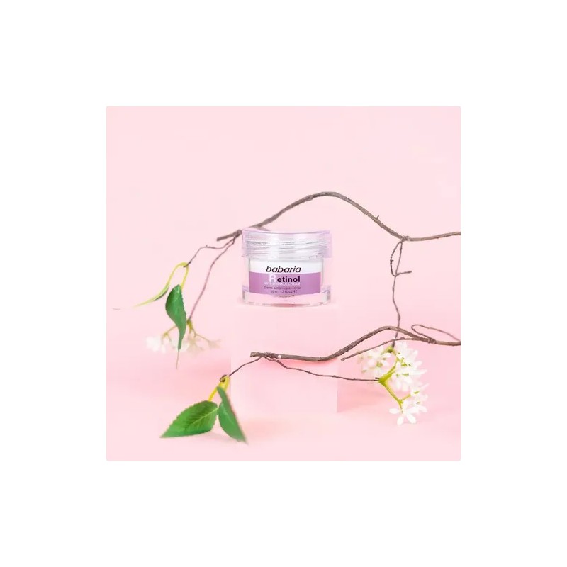 Babaria Crema Facial Antiarrugas con Retinol, Todo Tipo de Piel,