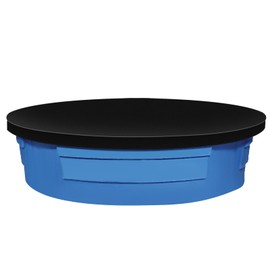 8 Feet Round Plastic Stock Tank Pool Cover, Waterproof Oxford Cloth Pool Liner, 8ft x 12 inch