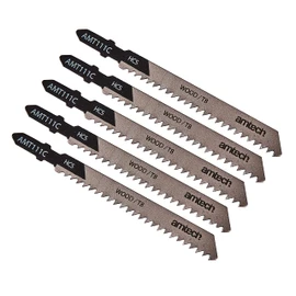 Amtech M1600 5 Piece wood jigsaw blade set (AMT111C)