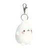 AURORA, 14223, Molang Key Clip, 4In, Soft Toy, White