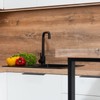 MOROBOR Matte Black Finger Edge Pull, 8pcs Concealed Modern Style