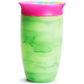 Unbranded Miracle 360° Spoutless Tie Dye Sippy Cup, 10 oz, Green, Unisex