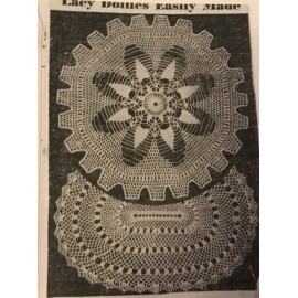 Unbranded 519 Vintage  DOILIES X 2 Pattern to Crochet (Reproduction)