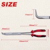 LEONTOOL 90° Long Nose Pliers, Double Pivot Type, Long Pliers,