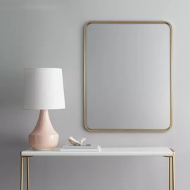 Threshold 24" x 30" Rectangular Decorative Wall Mirror with Rounded Corners Threshold™