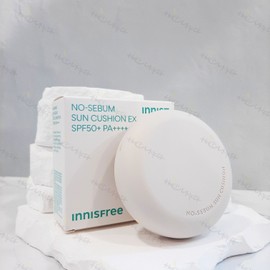 Innisfree No Sebum Sun Cushion EX 14g (SPF50+) / 이니스프리 노세범 선쿠션 EX 14g(SPF50+)