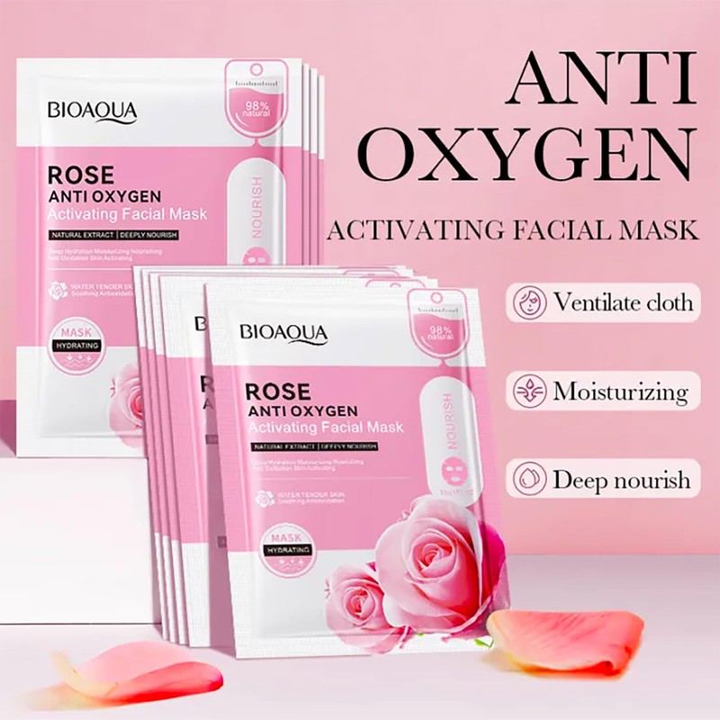 BIOAQUA Facial Mask Firming Deeply Nourish Moisturizing 98% Natural Extract