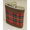 Hip Flask 6oz Tartan