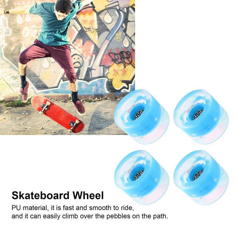 78A 60x45mm HighElastic Skateboard Flash Wheel PU Filling for Longboard