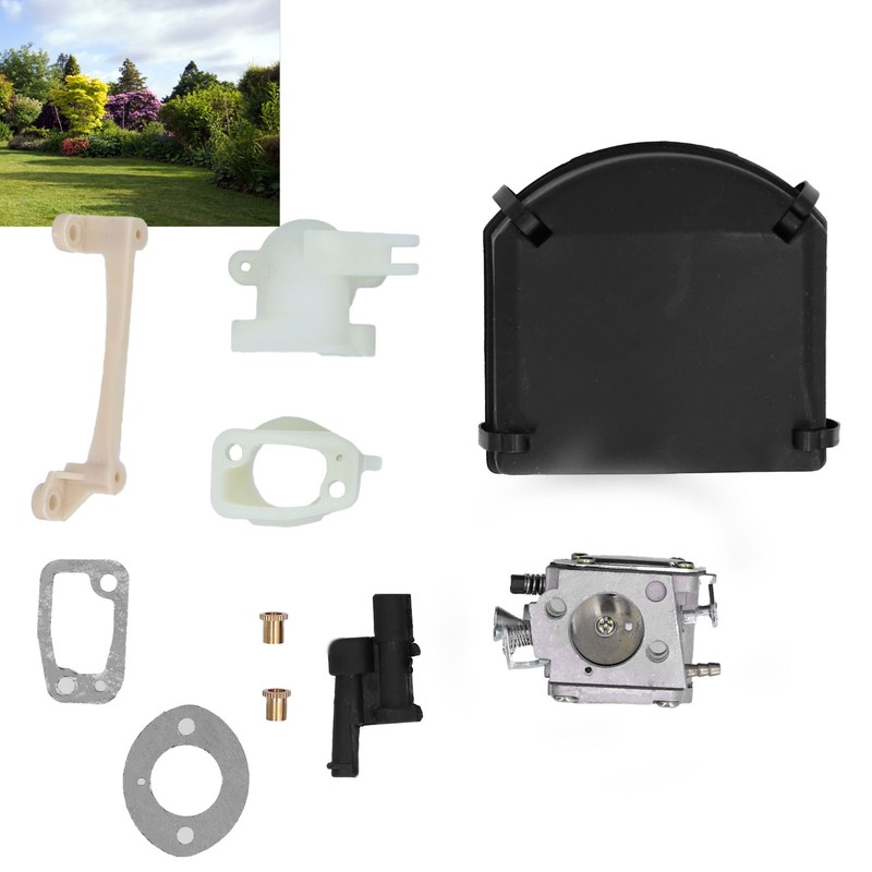 Carburetor Intake with Air Filter Cover Assembly Fit for Husqvarna
