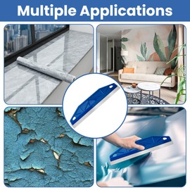 12-Inch Paint Trim Stainless Steel Guard Straight Edge Painting Tool for Cutting In Wallpaper Scraping and Precision Edges Multi-Purpose Paint Shield for Ceilings Skirting Boards