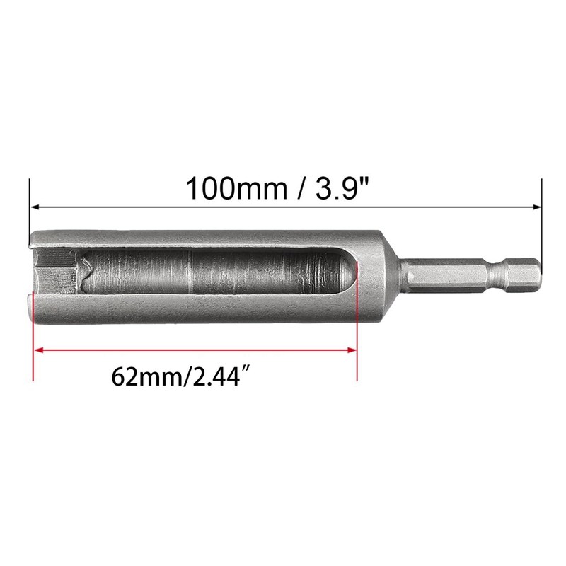 TA-VIGOR 12mm Nut Driver, 1/4 Quick-Change Hex Shank Slotted Drill