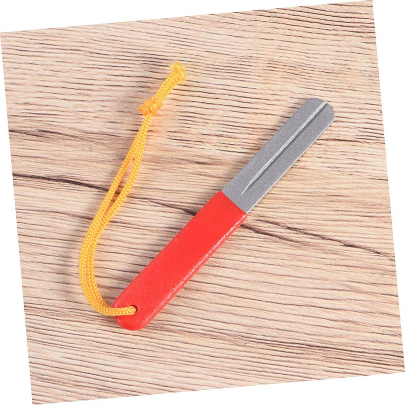 TEHAUX Dual Grit Diamond Fishing Hook Sharpener 2-Sided Hook File