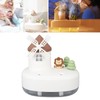 Windmill Music Box Humidifier Creative Bedroom Office Wireless Portable Rotating
