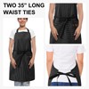 DILLMAN Kitchen Cooking Adjustable Aprons - Men Women Bib Soft
