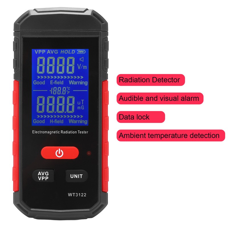 Radiation Detector Electric Field Magnetic Field Detection Data Lock Electromagnetic